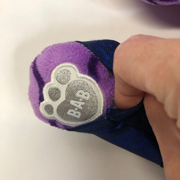 Build-A-Bear HG Honey Girls Teegan Plush 20" Purple Tiger Cat Stuffed Animal - Picture 11 of 13